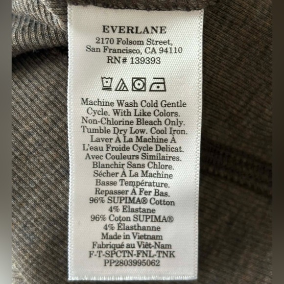 Everlane The Luxe Rib Funnel Neck Tank - Picture 6 of 7